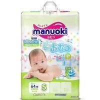 Подгузники MANUOKI ULTRATHIN разм. S (3-6кг) №64 Manuoki Global/Япония