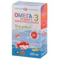 Salmonica Омега-3 из дикого камчатского лосося детский капс. 300мг №84 коробка Тымлатский рыбокомбинат/Россия