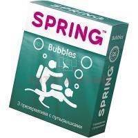 Презерватив SPRING Bubbles №3 (с пупырышками) Dongtai Biomed Industrial/Китай