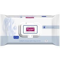 Салфетки PREMIAL natural влажн. универсальные с термальной водой №100 Бумфа Групп/Россия
