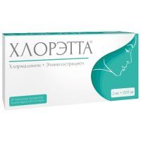 Хлорэтта таб. п/пл. об. 2мг + 0,03мг №21 Laboratorios Leon Farma/Испания