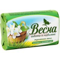 Мыло ВЕСНА Жасмин и Зеленый чай 90г Весна/Россия