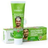 Зубная паста SYNERGETIC (Синергетик) Активная защита Лайм и Мята 100г Орбита