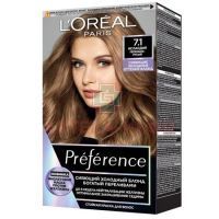 LOREAL RECITAL PREFERENCE краска д/волос тон - 7.1 (Исландия) L Oreal/Франция