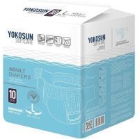 Подгузники для взрослых YOKOSUN разм. L (100-150см) №10 Fijian Putian Hua Min Import & Export/Китай