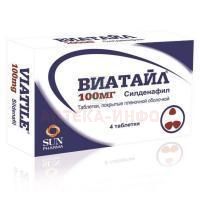 Виатайл таб. п.пл.об. 100мг №4 Sun Pharmaceutical/Индия