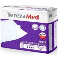 Пеленки TEREZA MED Super однораз. 60 x 90 №30 Хайдженик