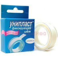 Лейкопластырь УНИПЛАСТ 1,25 х 500см (гипоаллерг. фикс. шелковая основа) Верофарм ОАО