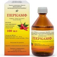 Перкамф фл.(р-р д/наружн. прим. спиртовой) 100мл №1 Ярославская ФФ
