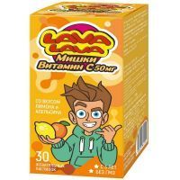 Лава Лава Мишки вит. С пастилки жев. 2,5г №30 (лимон и  апельсин) Фарминтегро/Россия