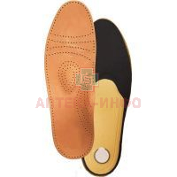 Стельки SEVERA ортопедич. мужские, женские на полужесткой основе, кожа (арт. СТ-105) разм. 36 (коричн.) Тривес/Россия