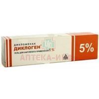 Диклоген туба(гель д/наружн. прим.) 5% 100г №1 Agio Pharmaceuticals/Индия