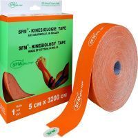 Лента SFM-PLASTER 5см х 3200см кинезиологическая на хлоп. основе (оранж.) SFM Hospital Products/Германия