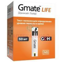 Тест-полоска Gmate Life GDH (30х5мм) №50 МедТехСервис/Россия