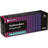 Тербинафин Медисорб таб. 250мг №14 Медисорб