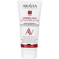 Скраб ARAVIA LABORATORIES  эксфолиант д/глубокого очищения кожи головы с AHA кислотами и минералами 200мл Лаборатория Эксперт