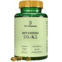 DR NEUMANN Витамин Д3+К2 капс. №180 Арсенал атлета/Россия