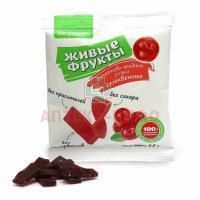 Снэки ЖИВЫЕ ФРУКТЫ Клюквенные на фруктозе 35г (Петродиет)