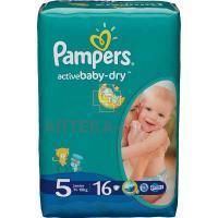 Подгузники PAMPERS Active baby Dry Junior разм. 5 (11-18кг) №16 Procter&Gamble/Германия