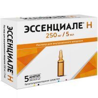 Эссенциале Н амп.(р-р д/в/в введ.) 250мг/5мл №5 Famar Health Care Services Madrid/Испания