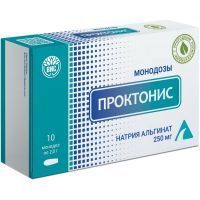 Проктонис крем п/геморрое в монодозах 2г №10 НПО Биолюкс/Россия