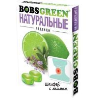 Леденцы БОБСГРИН шалфей с лаймом 35г (3,5г x 10) Мак-Иваново