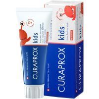 Зубная паста детская Курапрокс Кидс Зеро (CURAPROX Kids Zero) клубника 60мл Curaden/Швейцария