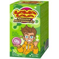 Лава Лава Мишки Витамин Д3 пастилки жев. 2,5г №30 Фарминтегро/Россия