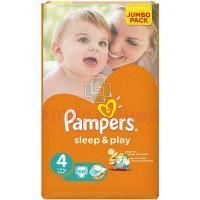 Подгузники PAMPERS Sleep & Play Maxi (7-14кг) р.4 №68 Procter&Gamble/Германия