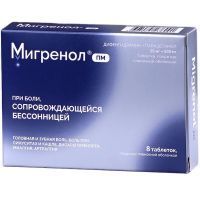 Мигренол ПМ таб. №8 В-Мин