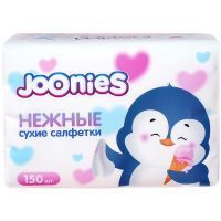 Салфетки детские Joonies сух. №150 белые Quanzhou Tianrou Hygiene Supply/Китай