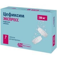 Цефиксим ЭКСПРЕСС таб. дисперг. 200мг №7 Лекко/Россия