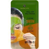 Маска косметическая SKINLITE маска-пленка Водоросли красные+зеленые Adwin Korea Corporation/Корея