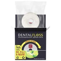 Зубная нить СПЛАТ PROFESSIONAL DENTAL FLOSS объемная бергамот/лайм 30м (сменный блок) ProfiMed S.r.l/Италия