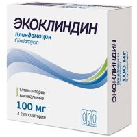 Экоклиндин супп. ваг. 100мг №3 АВВА РУС
