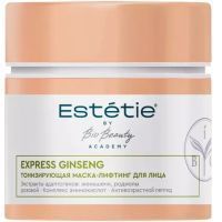 Маска-лифтинг Estetie Express Ginseng д/лица тонизирующая 45мл Глобал Био Косметик/Россия