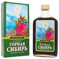 Бальзам безалкогольный СИБИРЬ горная витаминный 100мл Магия трав