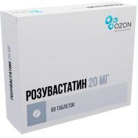 Розувастатин таб. п/пл. об. 20мг №60 Озон/Россия