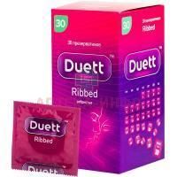 Презерватив DUETT ребристые №30 Almasa Medical Company/Великобритания