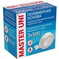 Лейкопластырь MASTER UNI 3см х 500см (полим. основа) Хелслаб/Россия