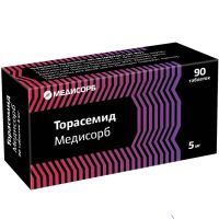 Торасемид Медисорб таб. 5мг №90 Медисорб/Россия