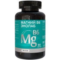 Магний В6 капс. №90 Эколаб