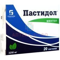 Пастидол пастилки №20 (ментол) Плантико