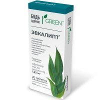 БУДЬ ЗДОРОВ! Грин Эвкалиптус таб. №20 Внешторг Фарма/Россия