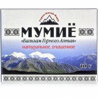 Мумие "Горно-алтайское" пак. 10г Горно-Алтай-Фарм/Россия