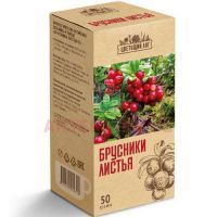 Брусники листья ЦВЕТУЩИЙ ЛУГ пак. 50г Парафарм