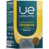 Ультра Энерджи Витамин D3 2000МЕ УЕСАППС капс. №240 Ultra Energy Supplements Trading L.L.C/Китай