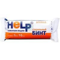 Бинт HELP марлевый стер. 5м х 10см Эверс-фарм