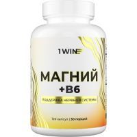 1WIN Магний + В6 капс. №120 ВинЛаб Нутришин/Россия