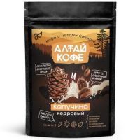 Кофе Алтай Капучино кедровый 120г (дой-пак) Алтай-Селигор/Россия